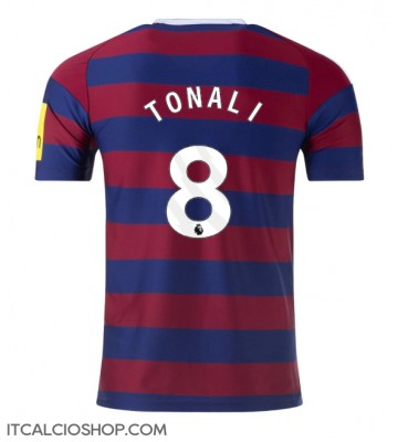 Newcastle United Sandro Tonali #8 Seconda Maglia 2024-25 Manica Corta